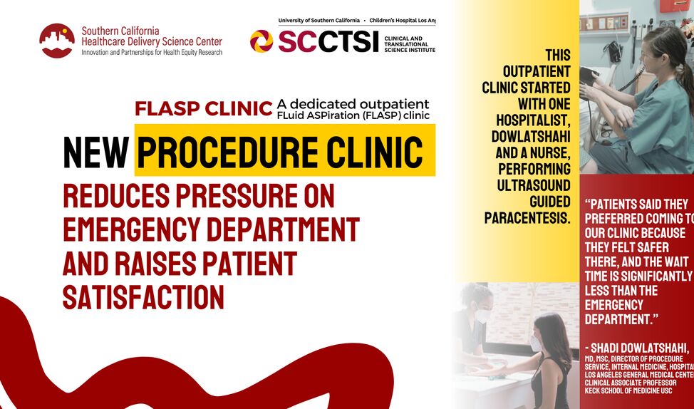 New procedure clinic reduces pressure on emergency department and raises patient satisfaction