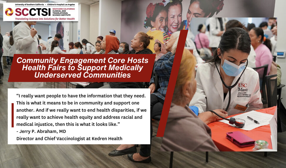 Community Engagement Core Hosts Health Fairs to Support Medically Underserved Communities