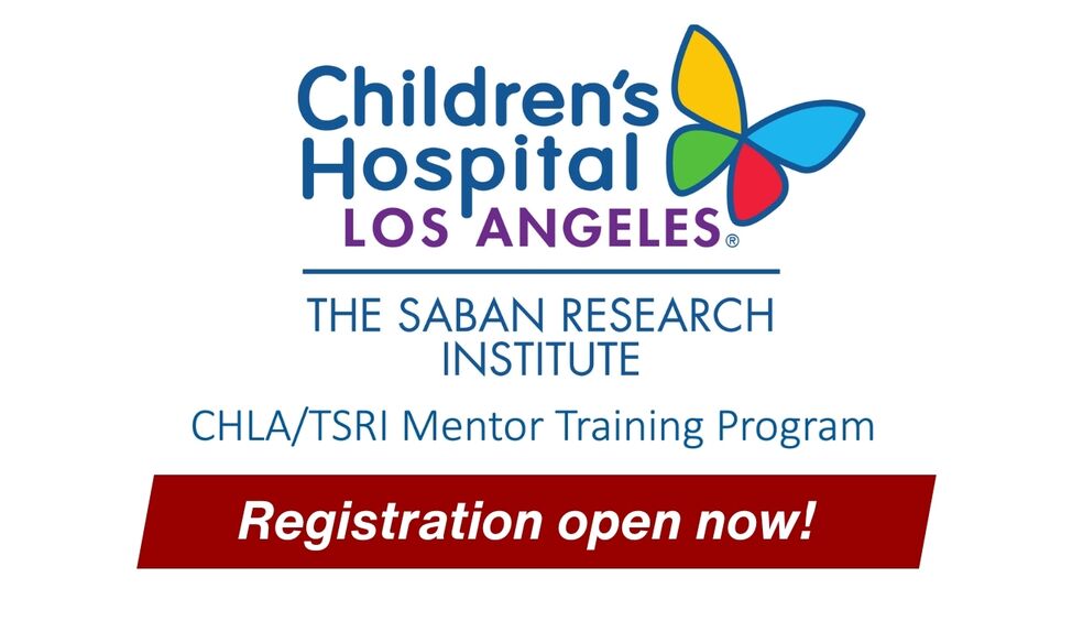 Registration is open for the CHLA/TSRI Mentor Training Program