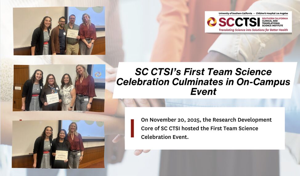 SC CTSI’s First Team Science Celebration Culminates in On-Campus Event
