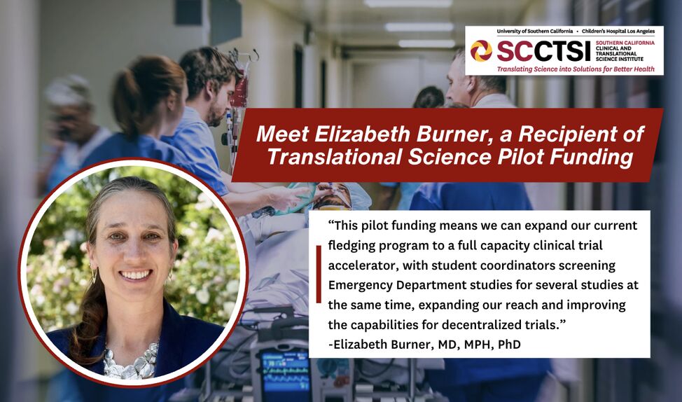 Meet Elizabeth Burner, a Recipient of Translational Science Pilot Funding