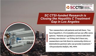 SC CTSI-funded Research is Closing the Hepatitis C Treatment Gap in Los Angeles