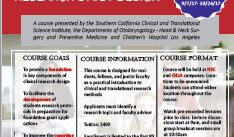 SC CTSI Announces 4th Annual Introduction to Clinical & Translational Research Study Design Course