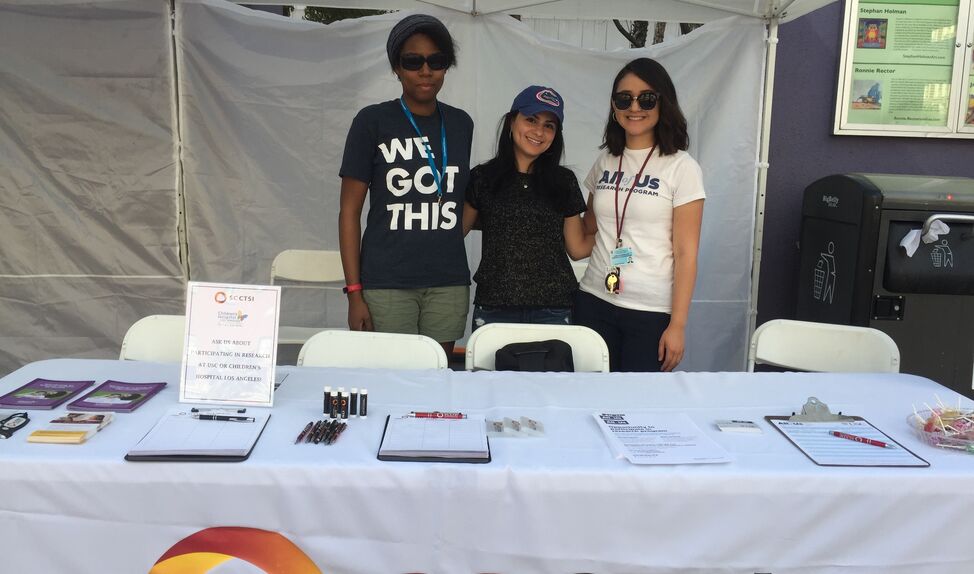 SC CTSI and CHLA Educate  Angelenos about Clinical Research at March for Science 2018 Expo