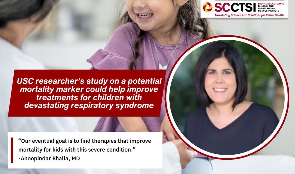 USC researcher’s study on a potential mortality marker could help improve treatments for children with devastating respiratory syndrome