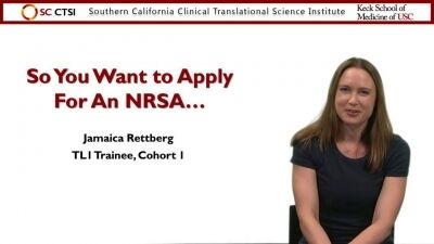 So You Want to Apply for a NRSA