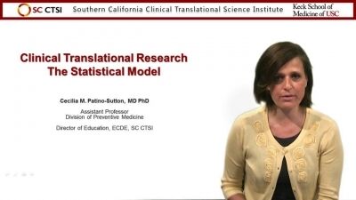 Introduction to Clinical and Translational Research: Statistical Model and Systematic Reviews - Session 5