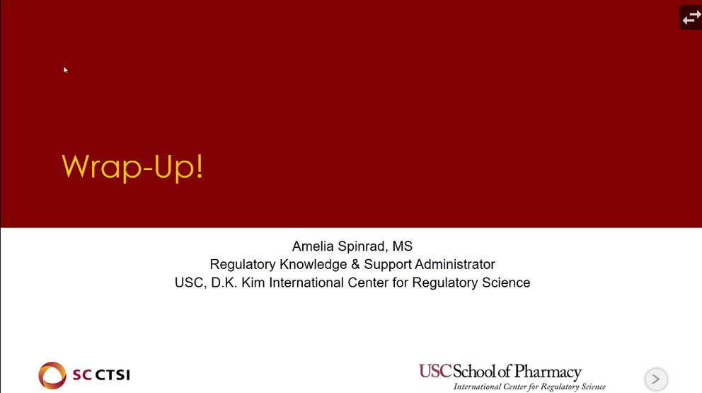Regulatory Science Symposium: Patient-Centered Drug Development and Real World Evidence/Data Session 7:  Wrap-up (2019)