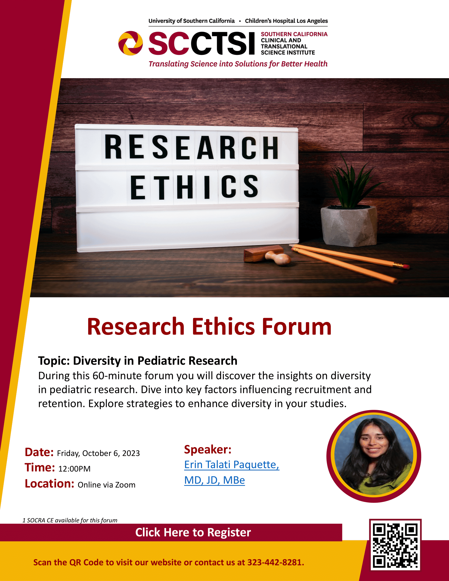 Research Ethics Forum 1006