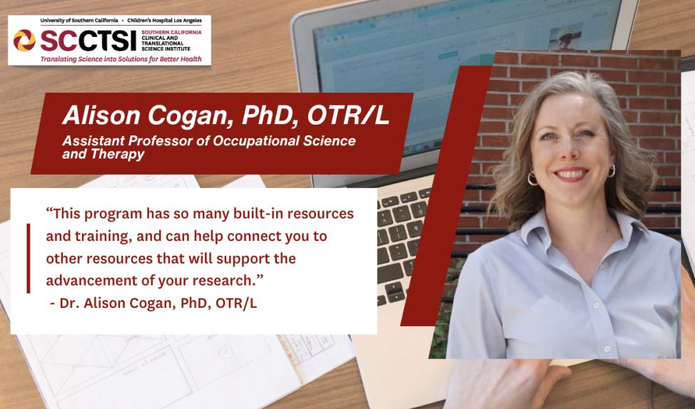 Interview with Dr. Alison Cogan, KL2 awardee