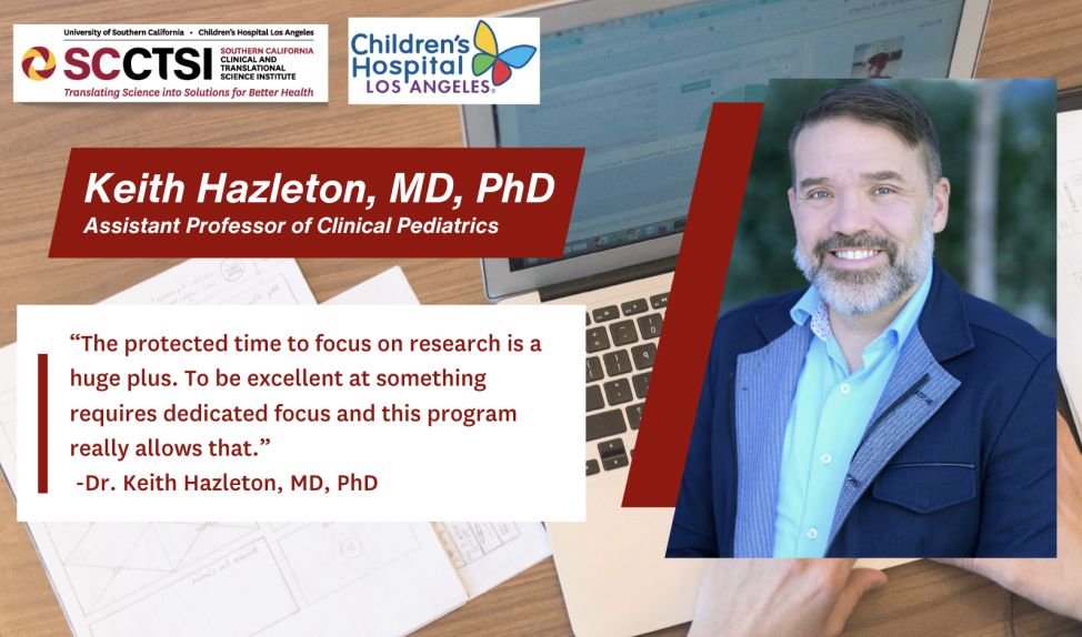 Interview with Dr. Keith Hazleton, New KL2 Cohort 16 Awardee