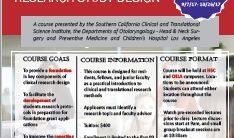SC CTSI Announces 4th Annual Introduction to Clinical & Translational Research Study Design Course