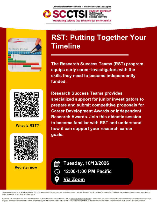 The Research Success Teams (RST): Putting Together Your Timeline