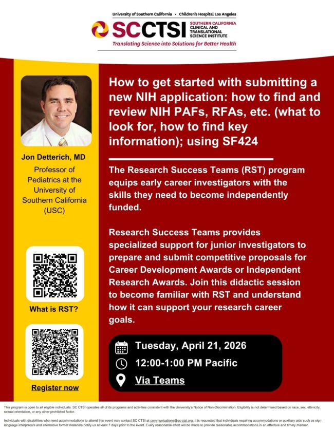 Research Success Teams: How to get started with submitting a new NIH application