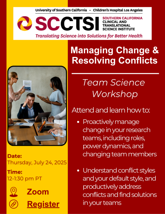 Managing Change & Resolving Conflicts