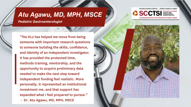 An interview with a recipient of the SC CTSI Mentored Career Development in Clinical and Translational Science award