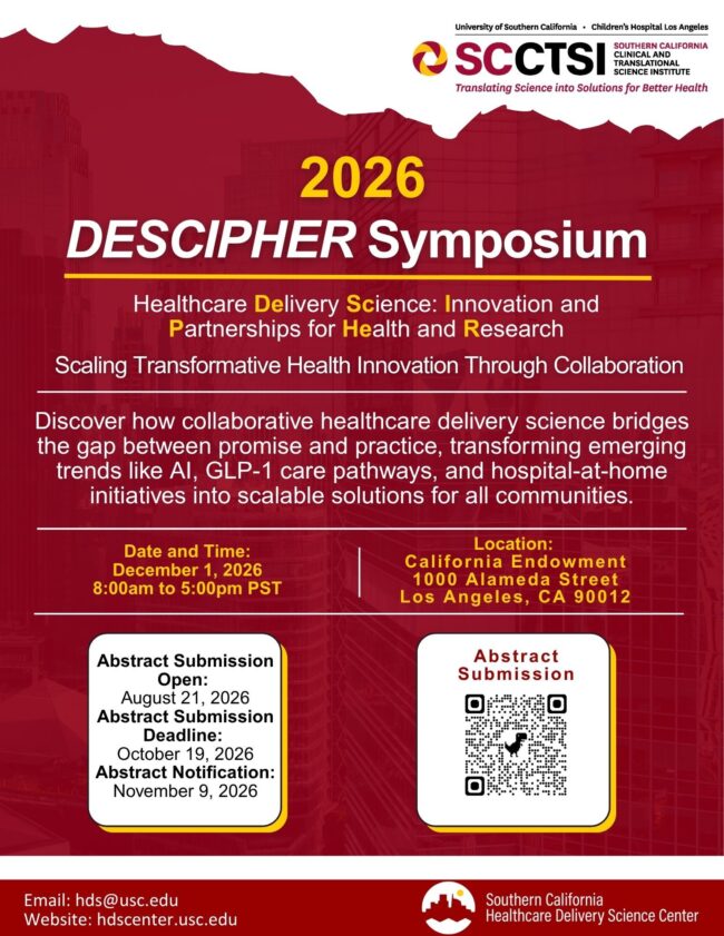 2026 DESCIPHER Symposium call for abstracts