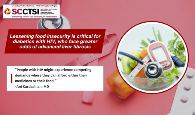 Lessening food insecurity is critical for diabetics with HIV, who face greater odds of advanced liver fibrosis