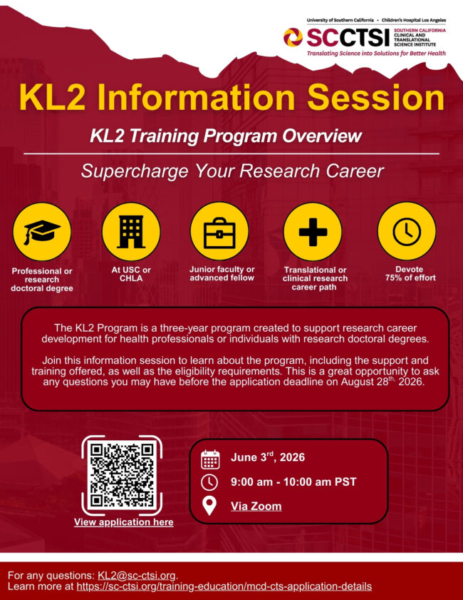 KL2 Information Session: KL2 Training Program Overview