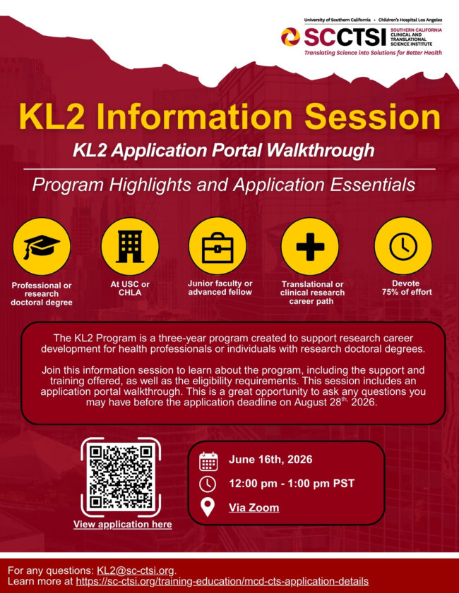KL2 Information Session:  KL2 Application Portal Walkthrough
