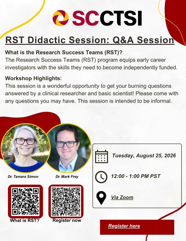 RST Didactic Session: Q&A Session