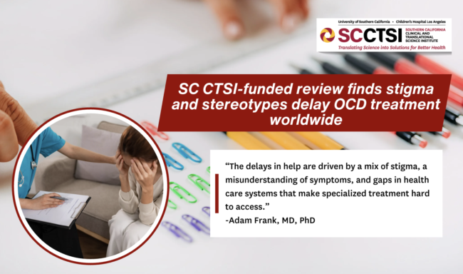SC CTSI-funded review finds stigma and stereotypes delay OCD treatment worldwide