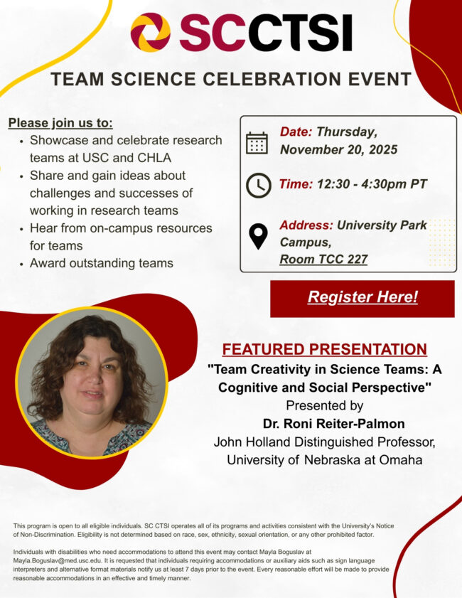 Team Science Celebration Event