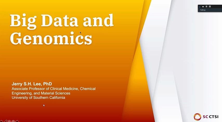 “Innovation to Translation: Role of Genomics in Medical Product Development:” - Regulatory Science Symposium - Session 5: Big Data and Genomics (2021)