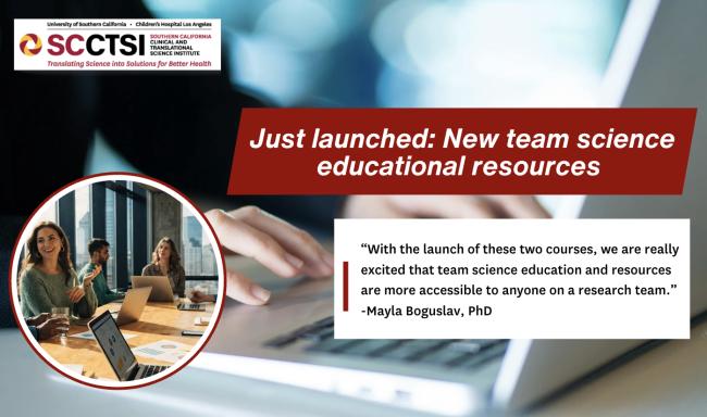 Just launched: New team science educational resources