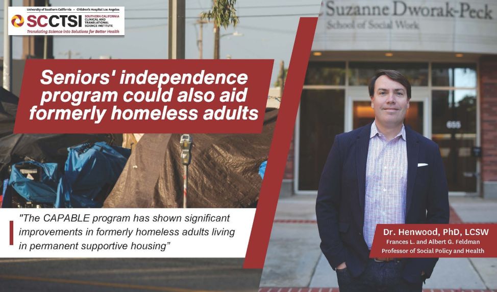 Seniors' independence program could also aid formerly homeless adults