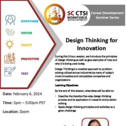CDSS: Design Thinking for Innovation flyer