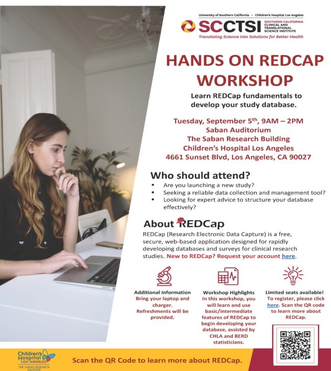 REDCap Workshop flyer